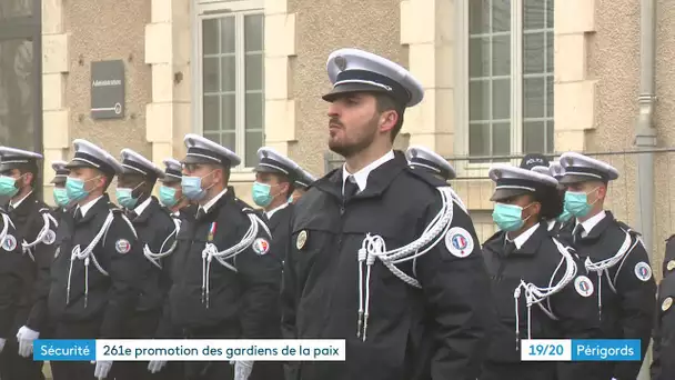 Sécurité : fin de formation pour 120 nouveaux jeunes policiers à Périgueux