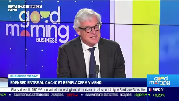 Bertrand Dumazy (Edenred) : Edenred entre au CAC 40 et remplacera Vivendi