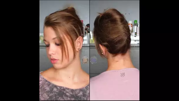 [ Tutoriel Coiffure n°18 ] : Chignon Banane en 3 minutes !