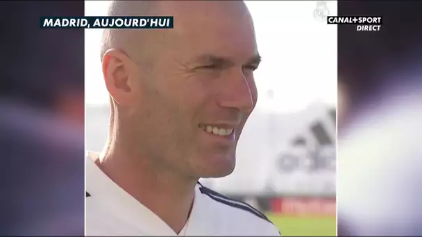 Les premières images du retour de Zidane à Madrid