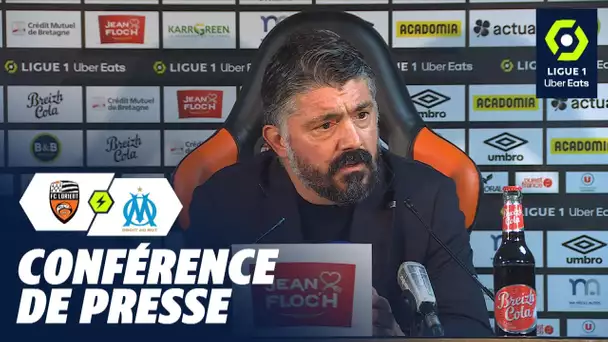 Conférence de presse FC LORIENT - OLYMPIQUE DE MARSEILLE (2-4)  / 2023/2024