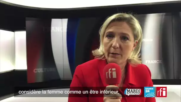 Marine Le Pen, cestquoi le "danger du fondamentalisme islamiste qui pèse sur les femmes françaises"?