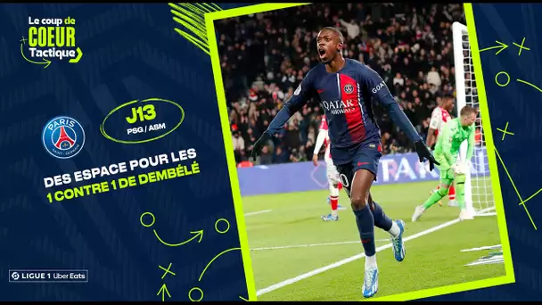 Créer des situations de 1V1 pour Ousmane Dembélé (PSG/ASM) | Le 𝐂𝐨𝐮𝐩 𝐝𝐞 𝐂𝐨𝐞𝐮𝐫 𝐓𝐚𝐜𝐭𝐢𝐪𝐮𝐞 de la J13