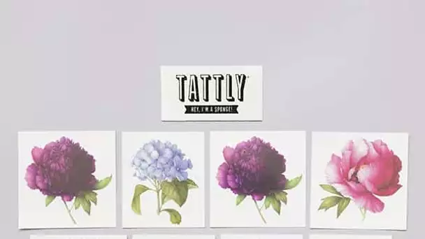 Tattly propose des tatouages à l’odeur de plantes !