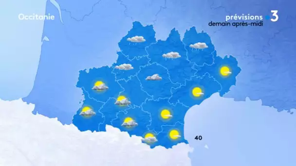 La météo de ce mardi : ciel chargé au nord de l'Occitanie et dégagé au sud et à l'est