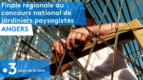 Angers : finale régionale concours national de jardiniers paysagistes