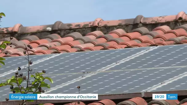 Aussillon, championne d'Occitanie pour ses panneaux photovoltaïques