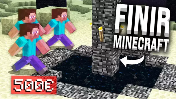 LE PREMIER A FINIR MINECRAFT GAGNE 500€ !