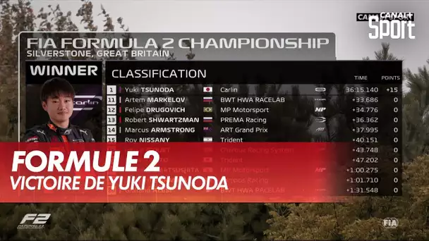 Victoire de Yuki Tsunoda