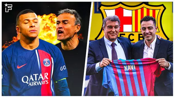 TENSION MAXIMALE pour Mbappé au PSG, le Barça FORCE pour Xavi | Revue de presse