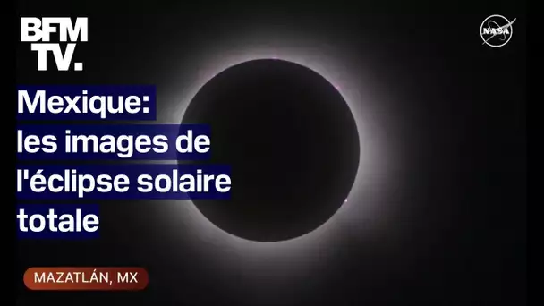 Les images de l'éclipse solaire totale au Mexique