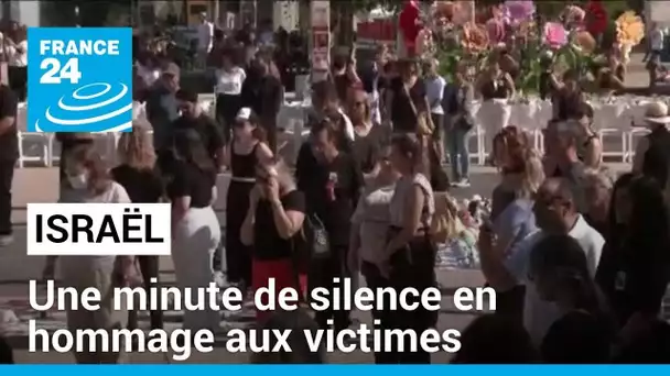 Une minute de silence observée en Israël, un mois après l'attaque du Hamas • FRANCE 24