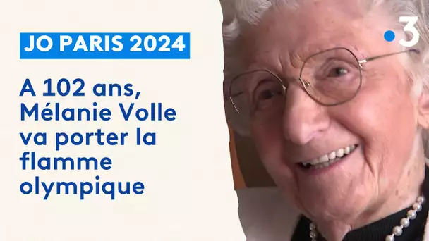Mélanie, 102 ans, va porter la flamme olympique