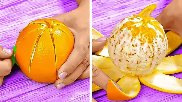 Des méthodes ingénieuses pour couper et éplucher les légumes et les fruits