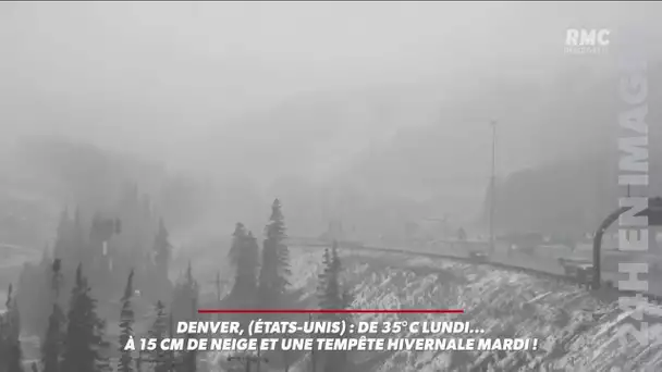 Du maillot de bain... à la combi de ski: le Colorado a perdu 30°C en moins d'une journée