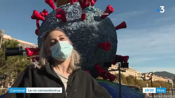 Découvrez « Carnavalovirus, l’Usurpateur » sur la Place Masséna