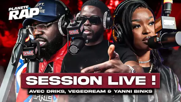 SESSION LIVE avec Driks, Vegedream, Nasko & Yanni Binks #PlanèteRap