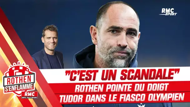 Marseille 1-1 Tottenham : "C'est un scandale", Rothen pointe Tudor du doigt