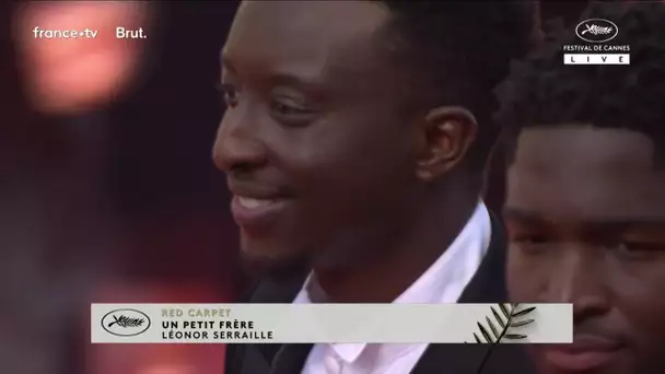 #Cannes2022. Ahmed Sylla sur les marches de Cannes pour le film "Un petit frère" de Léonor Serraille