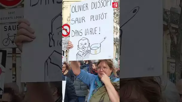 Paris - Manifestation du 16 fevrier 2023 contre la réforme des retraites