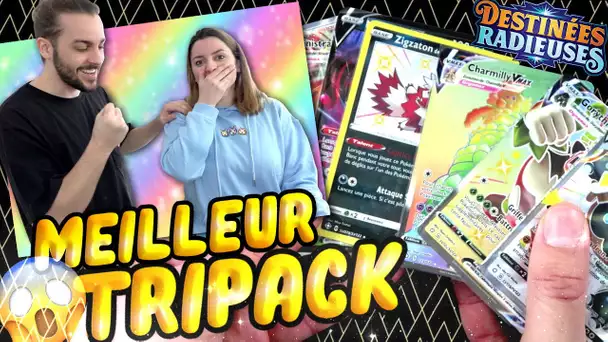 KIM OUVRE LE MEILLEUR TRIPACK ! OUVERTURE POKEMON DESTINEES RADIEUSES !