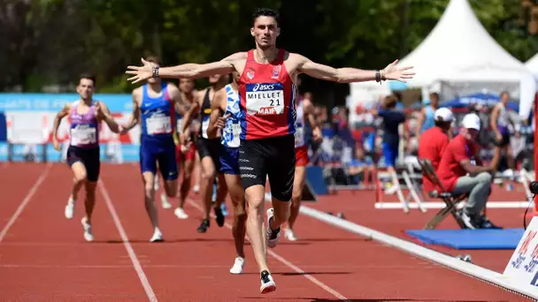 Saint-Etienne 2019 : Finale 1500 m M (Alexis Miellet en 3&#039;43&#039;&#039;26)