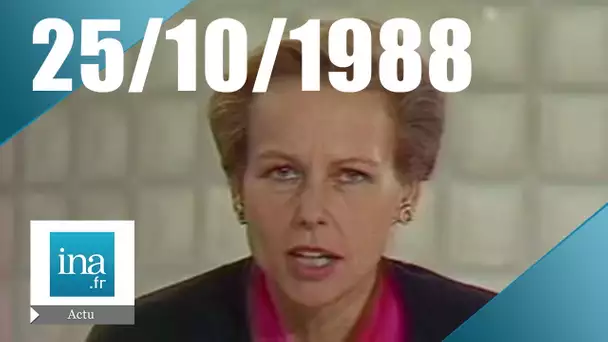 20h Antenne 2 du 25 octobre 1988 | Enquête sur la mort de JF Kennedy | Archive INA