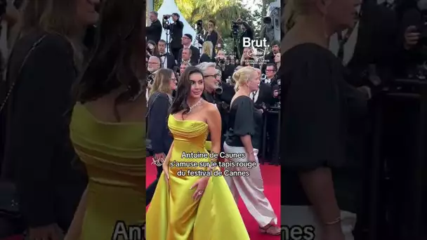 Antoine de Caunes s’amuse sur le tapis rouge du festival de Cannes