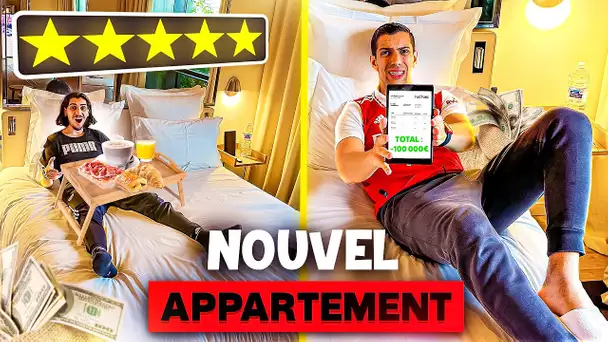 MON PREMIER APPARTEMENT GRACE A YOUTUBE 🚨 ( ON quitte nos parents 😭)