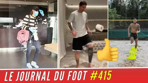 CAVANI aussi est parti, Lionel MESSI #StayAtHomeChallenge, NEYMAR s’entraîne dur