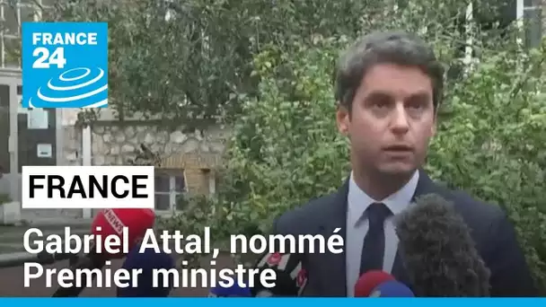 France : le ministre de l’Éducation, Gabriel Attal, nommé Premier ministre • FRANCE 24
