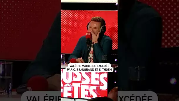 Valérie Mairesse excédée par Christophe Beaugrand et Sébastien Thoen