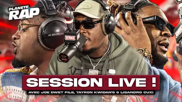 SESSION FREESTYLE avec Joé Dwèt Filé, Tayron Kwidan's & Lisandro Cuxi ! #PlanèteRap