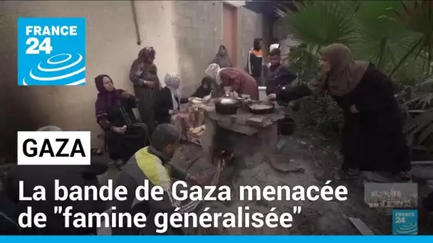 La bande de Gaza menacée de "famine généralisée" • FRANCE 24