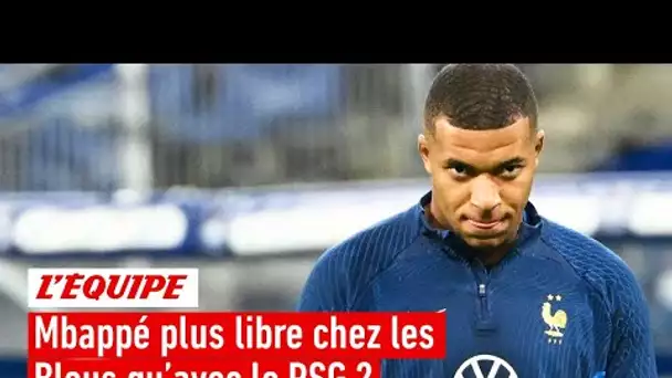 Equipe de France - Mbappé a-t-il vraiment plus de liberté en bleu qu'au PSG ?
