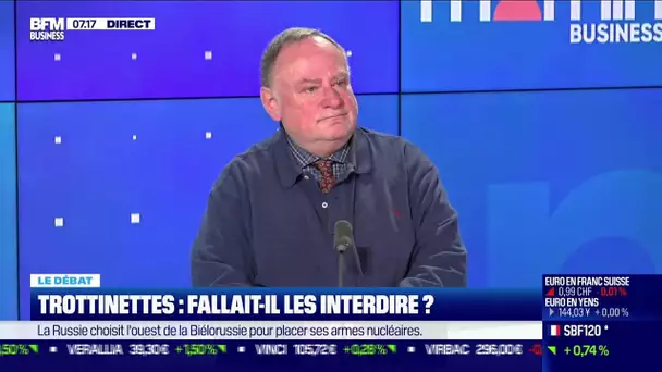 Emmanuel Lechypre face à Jean-Marc Daniel : Trottinettes, fallait-il les interdire ?