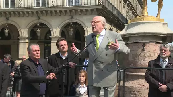 Selon Jean-Marie Le Pen, l&#039;incendie de Notre-Dame est 'criminel'