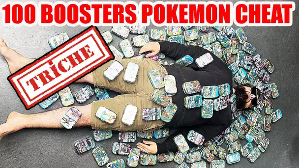 TRICHE ! OUVERTURE 100 BOOSTERS POKEMON CHEAT ! 100% CARTE POKEMON ULTRA RARE