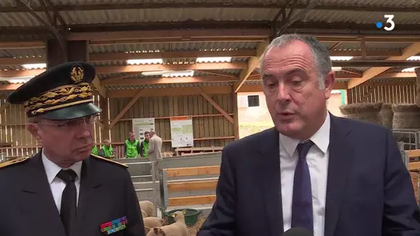 Le ministre de l'agriculture en visite dans un lycée agricole de Seine-Maritime