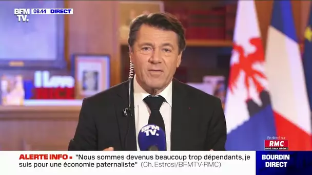 Reprise économique: "Il ne faut pas tout mettre sur le dos de l'Etat" selon Christian Estrosi