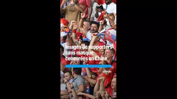 Coupe du monde : quand la TV chinoise censure les images de supporters sans masques