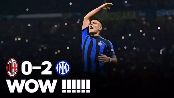 😱 WOW !!!! Un bel Inter glace l’AC Milan (0-2) et le retour sera chaud, le résumé tactique…