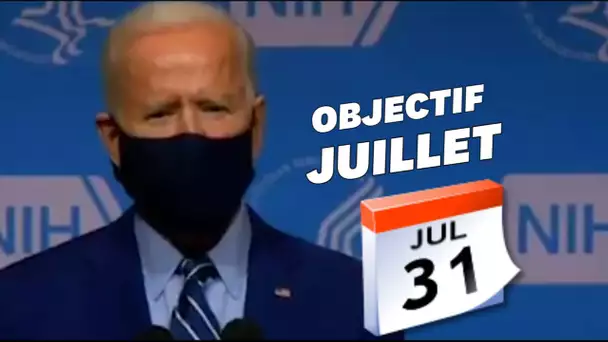 Covid-19: "Tous les américains vaccinés d'ici fin juillet" annonce Joe Biden