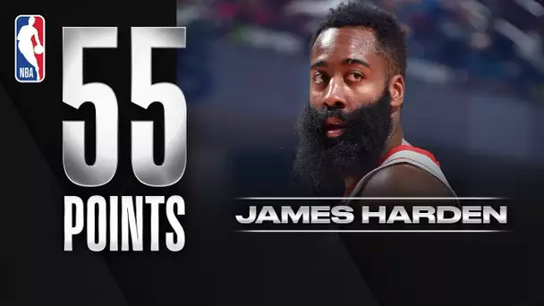 Harden’s DROPS 55 in Win on Career-High Tying 10 3PM!