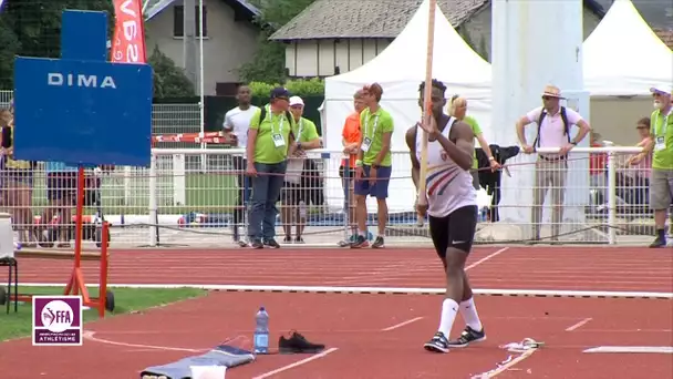 Aix-les-Bains 2018 : Perche M (Alioune Sene avec 5.70 m)