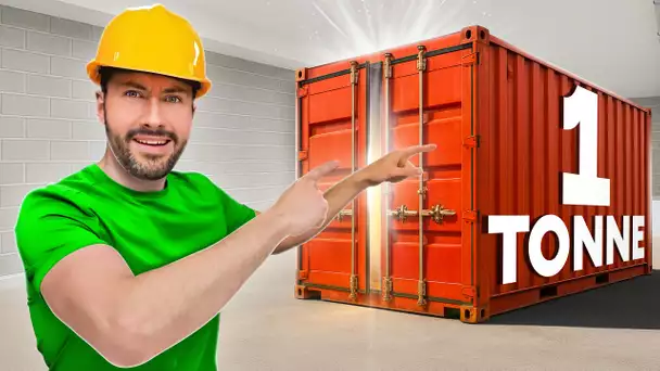 J'ouvre mon 1er colis de 1000kg dans mon futur studio Youtube !