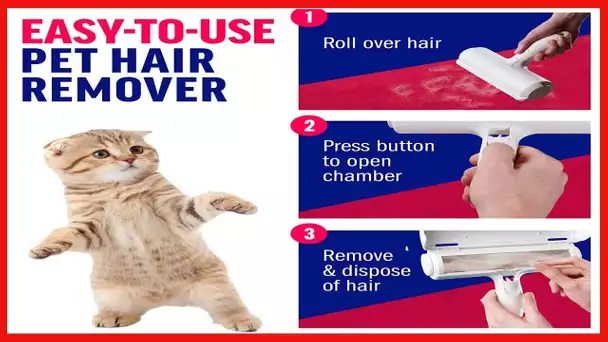 Reusable Cat and Dog Hair Remover for Furniture, Couch, Carpet, Car Seats and Bedding