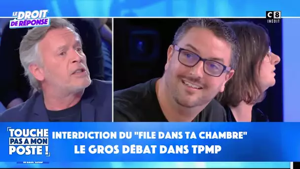 Interdiction du "file dans ta chambre" : le gros débat dans TPMP !