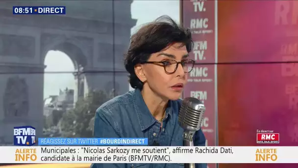 Rachida Dati était face à Jean-Jacques Bourdin sur RMC et BFMTV