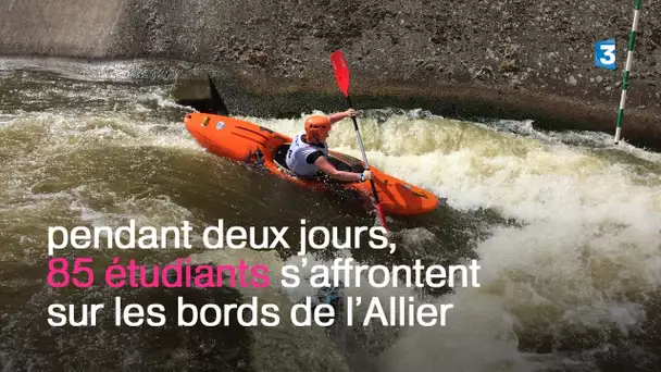 Les championnats de France universitaires de canoë-kayak à Vichy